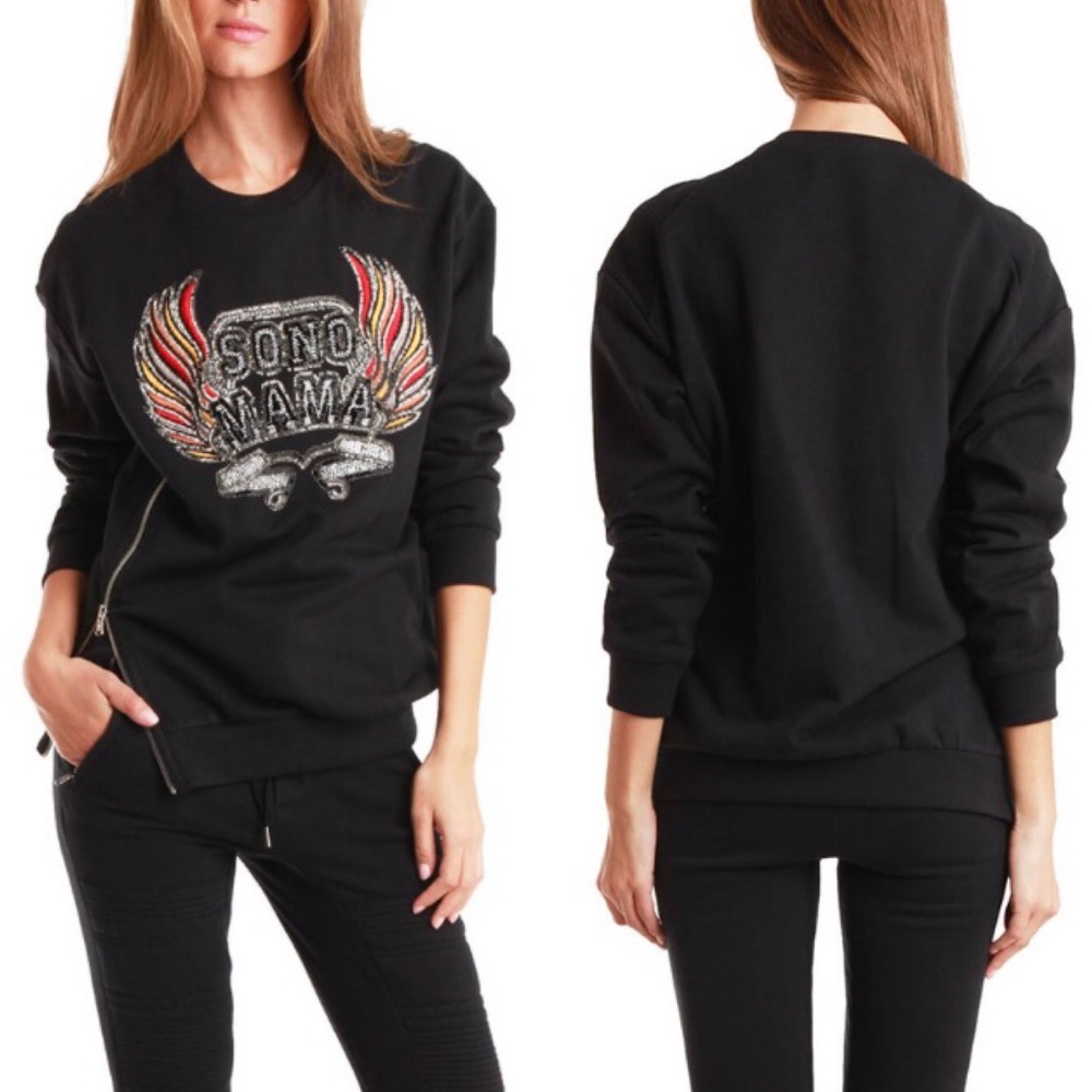 Phillip Lim Embroidered Sonomama Crest Sweatshirt